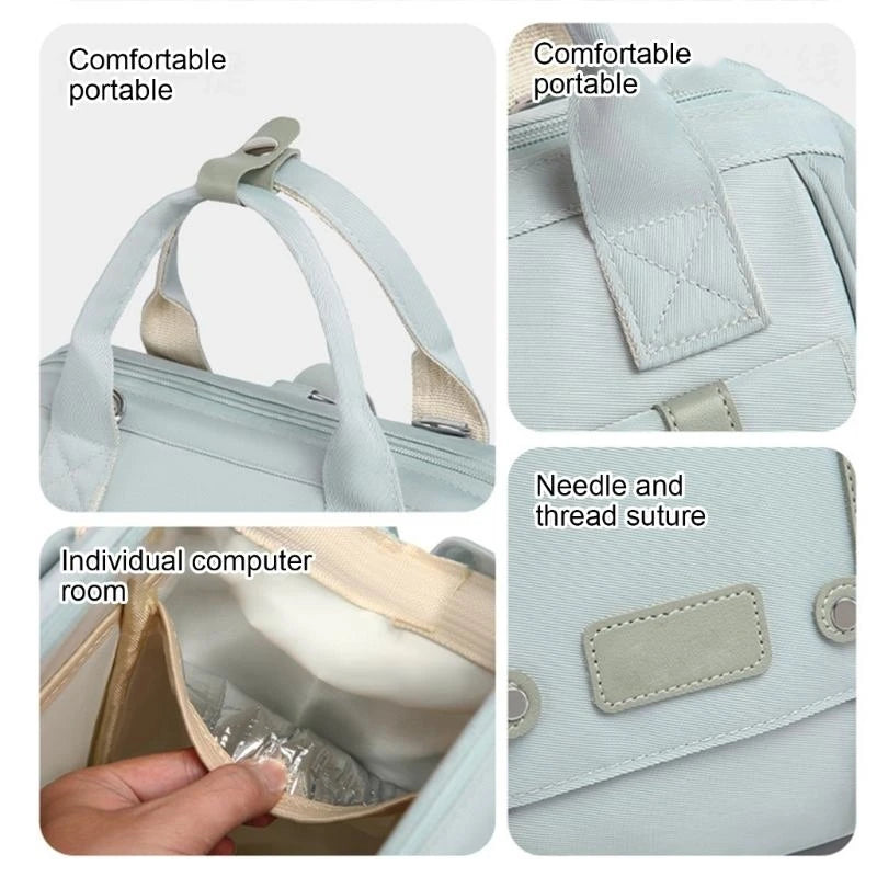 New Waterproof Diaper Bag – Large Capacity Travel Tote for Moms