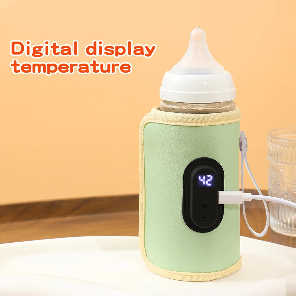 Universal Baby Bottle Warmer Water Formula Milk Warmer Baby Bag USB Nursing Bottle Heater Portable Thermal Bag for Travel
