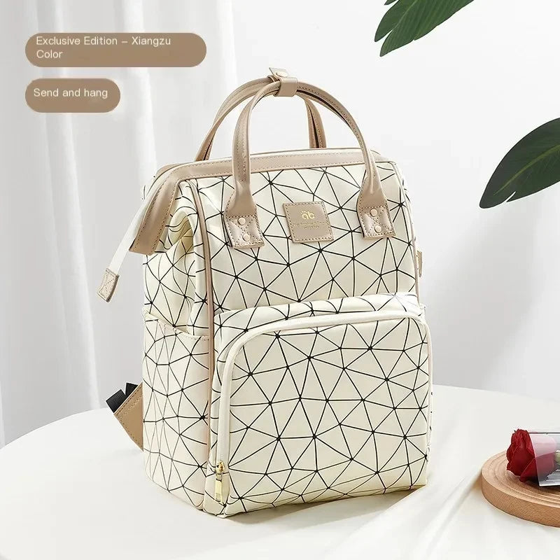 Diaper Backpack – Large Waterproof Mommy Bag with USB