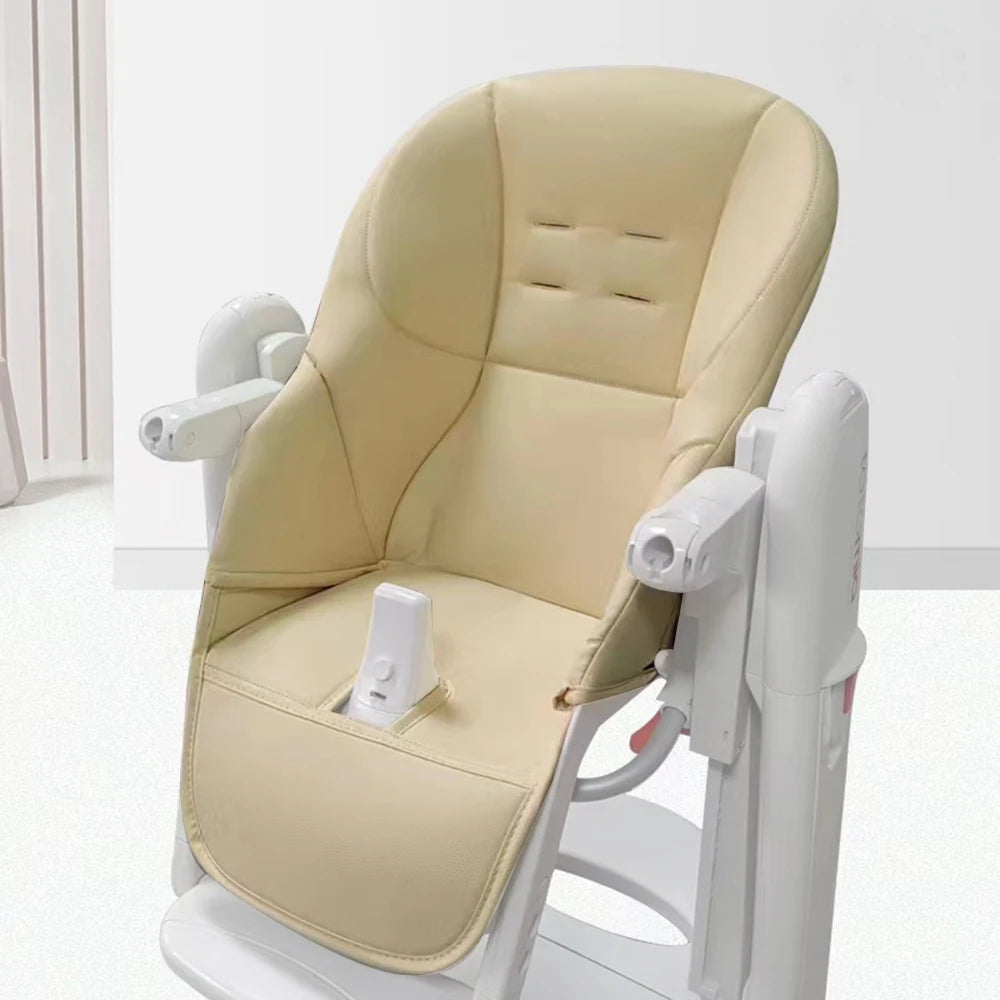 Baby Highchair Seat Cushion For Peg perego Tatamia Series Dinner Chair PU Leather Cover Customized Size Bebe Accessories