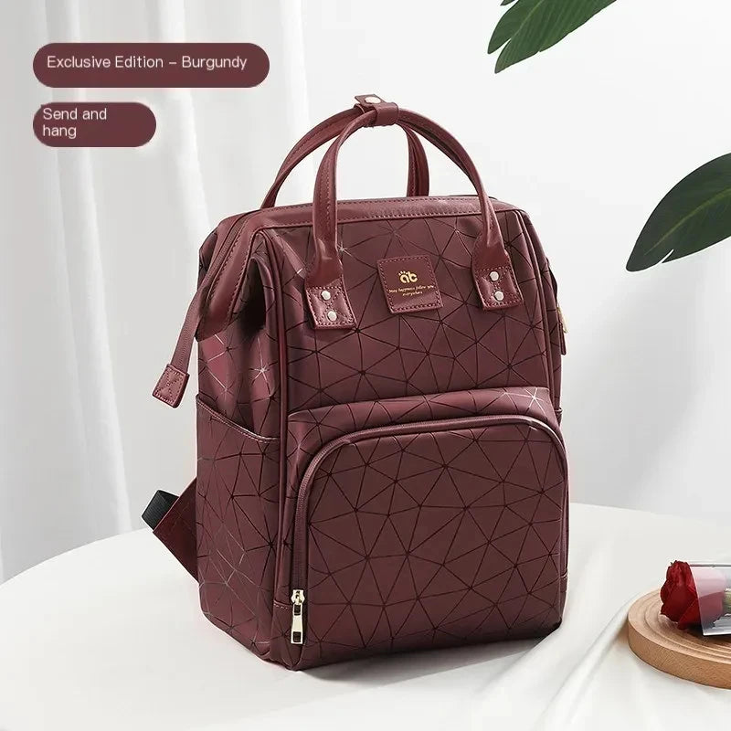 Diaper Backpack – Large Waterproof Mommy Bag with USB