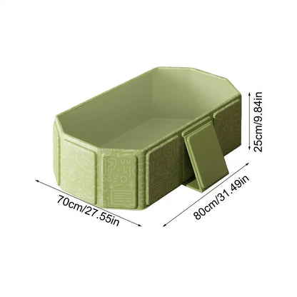 Baby Shower Basin Baby Bathtub Foldable Steam Bath Tub SPA Hot Tub Large Size Newborn Child Folding Integrated Bathtub