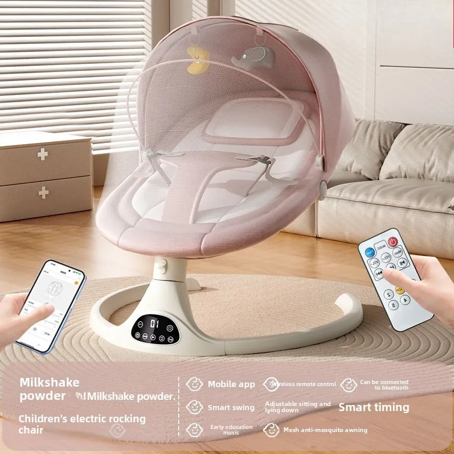 Electric Baby Rocker Soothing Swing Chair Newborns Cradle Seat Music Motion Infant Sleep Baby rocker Bassinet Baby Sleep Basket