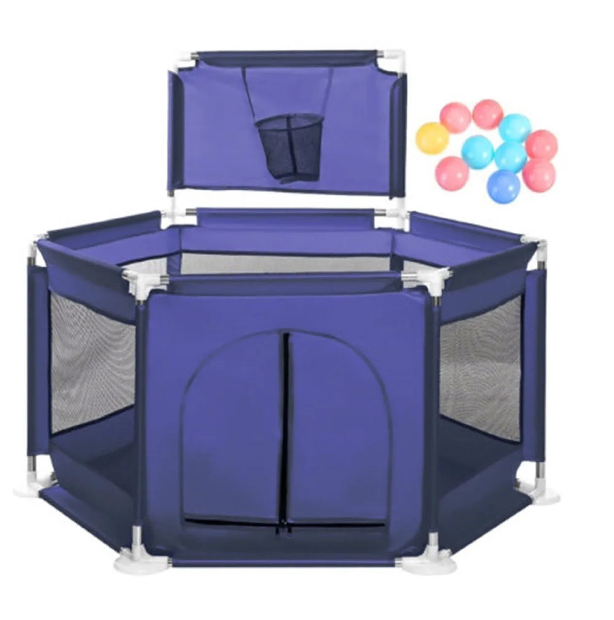 Baby Play Fence – Safe Multifunctional Playpen with Steel Support