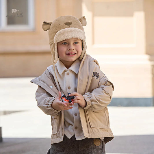 Cute Thickened Knit Baby Hat Boys Girls Autumn Winter