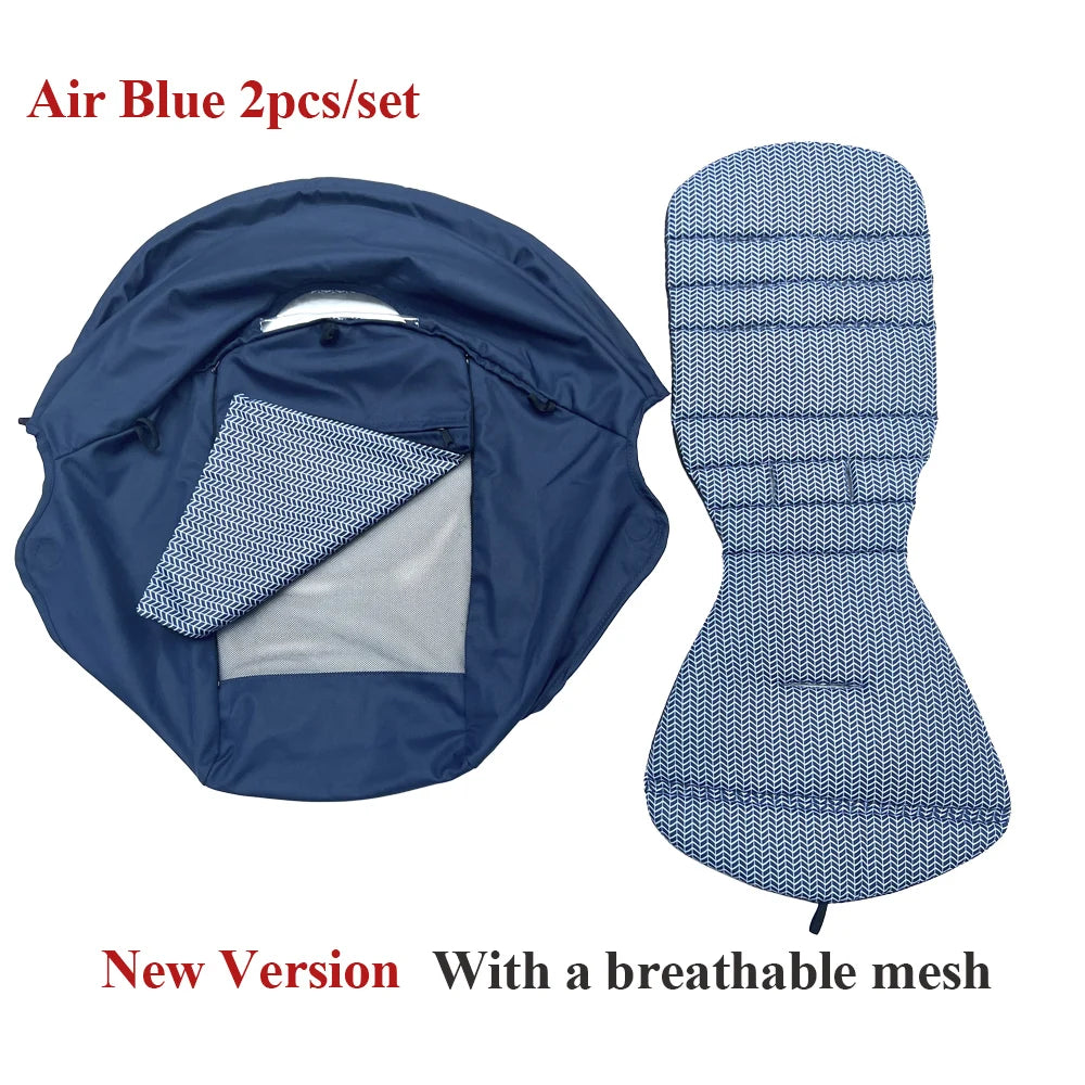 New Update 175° Canopy Cover Kit Seat Cushion Sunshade With Mesh Stroller Accessories For Yoya/ YOYO Pram Replace Seat Mattress