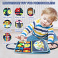 7-in-1 Montessori Busy Board for 3-6 Years Old - Sensory Learning Toy for Fine Motor Skills, Gift for Kids