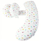 Pregnancy Pillow Multi-Functional Side-Sleeping Throw Pillow Provides a Comfortable Sleeping Position Suitable for Summer