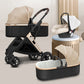 BETSOCCI Baby Stroller Four Wheel Trolley 2 in 1/ 3 in 1 High Landscape Folding Portable Trolley Two Way