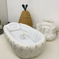1PCS Inflatable Baby Bathtub Infant Anti-Slip Bath Seat Pool with Air Pump Travel Camping Portable Toddler Bath Tub Age 0-3 Year