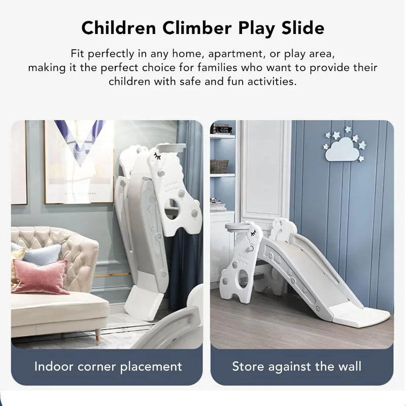 Sheep Toddler Slide – Foldable, Indoor/Outdoor, 6mo–2yrs