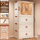 No Assembly Wardrobe Foldable Clothes Storage Cabinet Portable Infant Wardrobe For Bedroom Setup Large Capacity Durable Stylish