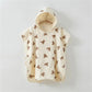 JU64 Baby Hooded Bath Towel for Infant Boy Girl Breathable  Wraps Warm Shower Towel Comfortable Quick-Drying Bathrobe