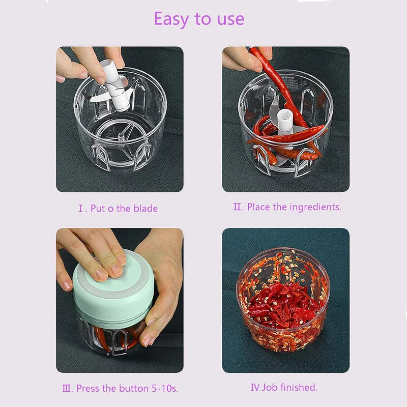 Auxiliary Food Machine Baby Cooking Electric Small Mud Mixer Juice Mixing Rice Paste For Baby Grinding Machine Household