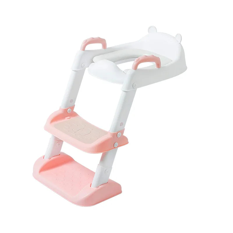 Foldable Potty Step Stool – Comfy, Non-Slip Seat for Kids