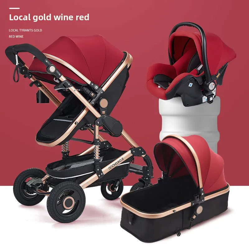 Foldable Lightweight Stroller – Smooth Ride for Babies