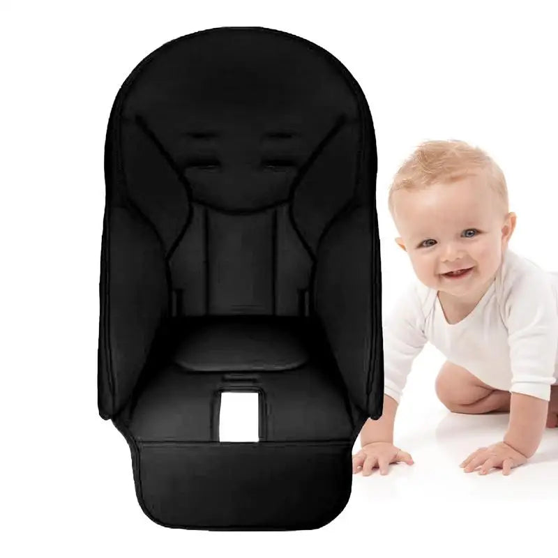 Baby High Chair Cover And Cushion Non Slip Padding Cover For Feeding Seat PU Leather High Chair Padding Covers