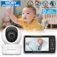 5″ Baby Monitor PTZ 2X Zoom Two-Way Talk VOX  Vi