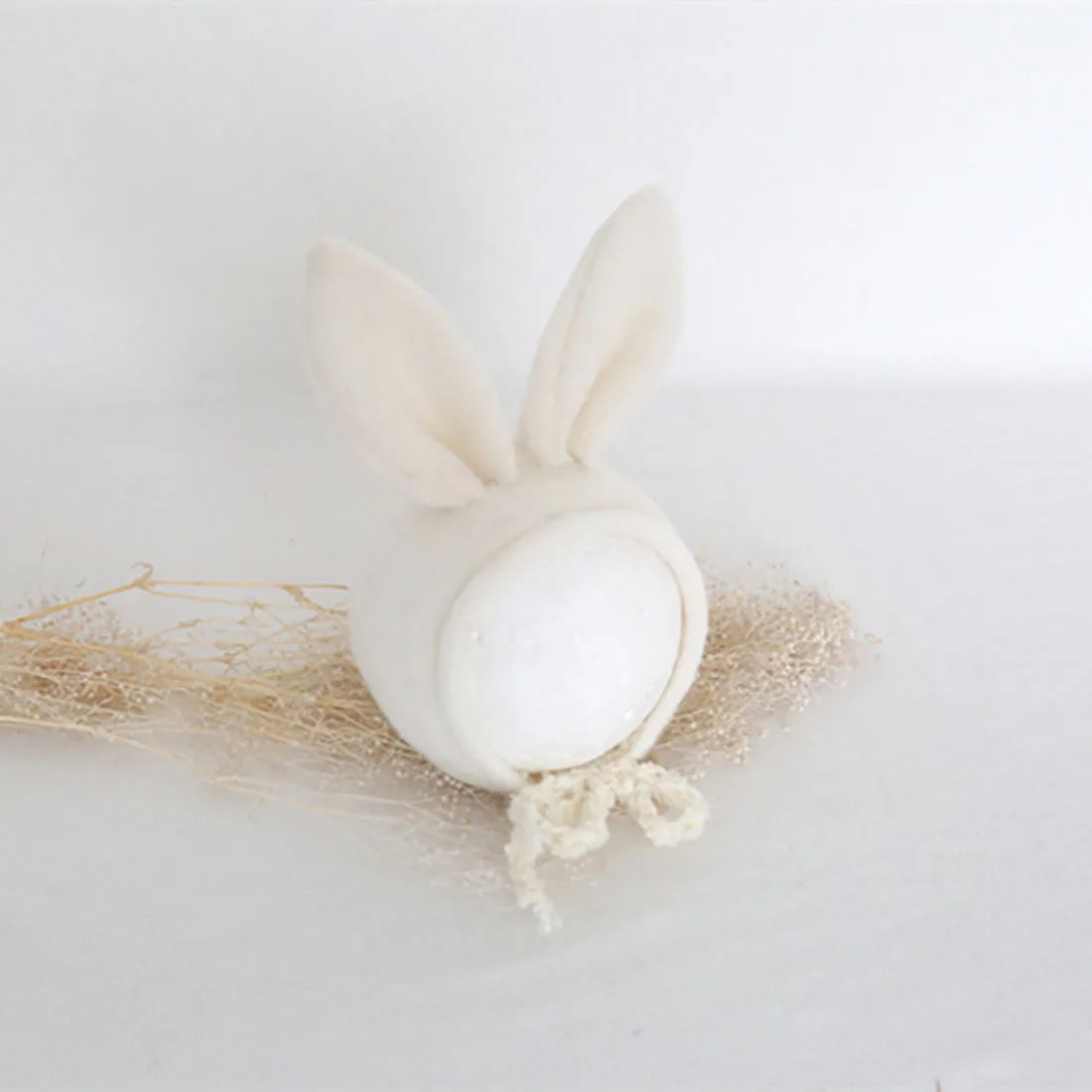 Cute Fox Flower Bonnet Newborn Wool Felt Photo Prop