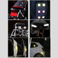 10PCS baby stroller anti-collision reflective patch bicycle night light patch safety warning patch multiple uses