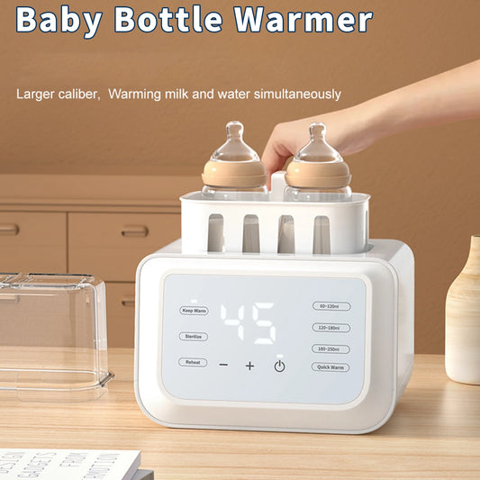 Multifunction Baby Bottle Warmer Sterilizer Fast Milk Bottle Warmers with Timer Accurate Temperature Control Newborn Accessories