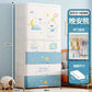 Bedroom Closet Wardrobe Storage Cabinet Plastic Cupboard Partitions Wardrobe Bedroom Baby Chest Guarda Roupa Home Furniture