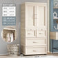 Luxury Wardrobe Clothes Closet Baby Cupboard Sliding Door Wardrobe Bathroom Cabinets Armario Organizador Bedroom Furniture