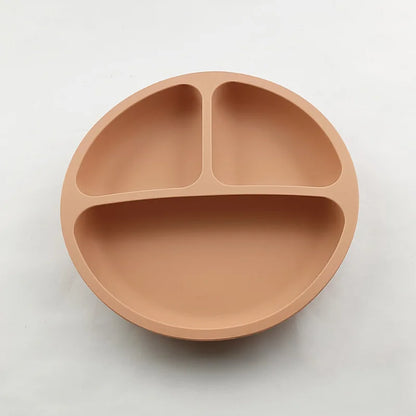 Baby Silicone Suction Plate – Cartoon Smile Face Bowl