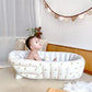 Ins style new portable baby bath tub newborn bath tub foldable children's inflatable swimming pool