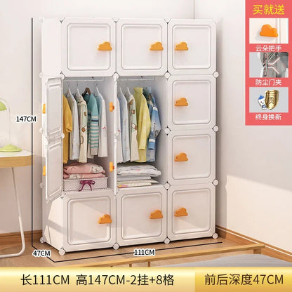 Kids Cube Closet Jewelry Fabric Placard Plastic Partitions Cupboard Walk In Wardrobe Cabinet Guarda Roupa Furniture For Room