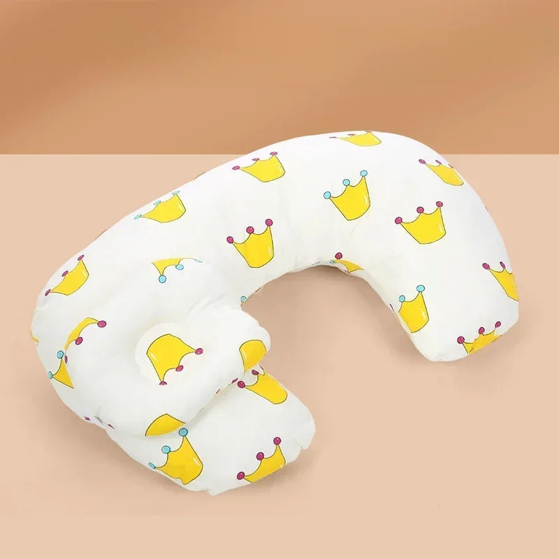 Newborn Breastfeeding Pillow Baby Printed Cotton Pregnant Woman Bedroom Pillow Washable Breathable Waist Guard Feeding Pillow