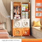 Home Bedroom Furniture Folding Wardrobe Clothes Cabinets Simple Dressers Cube Storage Locker Baby Closet Plastic Collapsible