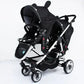 Twin Stroller Foldable Stroller High View Stroller Sit or Lie Down Double Multifunction Trolley Baby Products Strollers Trolleys