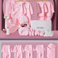 16/18/19/21/22pcs Newborn Clothes Set Angel Wing Baby Clothing Suit Pure Cotton 0-1Y Kids Unisex Infants Underwear Set No Box