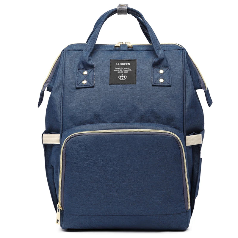 Fashion Oxford Diaper Backpack – Insulated Baby & Mom Bag