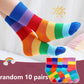 Colorful Striped Kids Socks