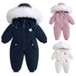 OLEKID -30 Degree Russia Winter Baby Jumpsuit Plus Velvet Baby Boy Overalls 1-5 Years Kids Toddler Girl Snowsuit Outerwear Coat