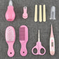 Baby nasal inhaler Nail scissors cartoon set Daily cleaning Supplies Care bag Baby Care EVA bag 8-piece set