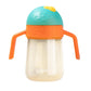 Trainer Sippy Cup With Handles Training Cup Weighted Straw Cup Spill Proof Shatterproof Water Drinking Cups For Kids Baby And