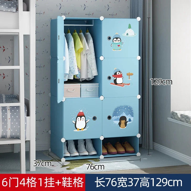 Organizer Baby Cabinets Wardrobe Children's Room Storage Cabinet Cabinets Girl's Drawer Closet Armadio Bimba Baby Furniture