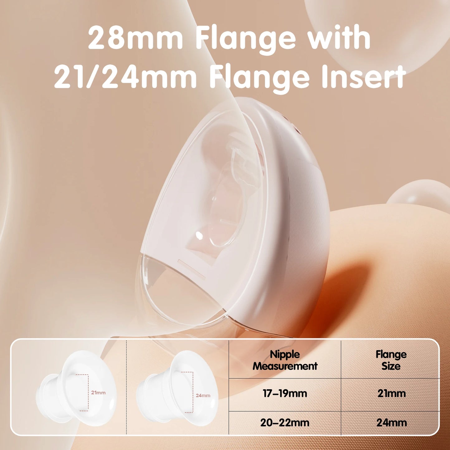 NCVI Hands Free Breast Pump, Double Wearable Breast Pump