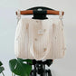Korean Style Quilted Diaper Bag – Embroidered Mummy Shoulder Organizer