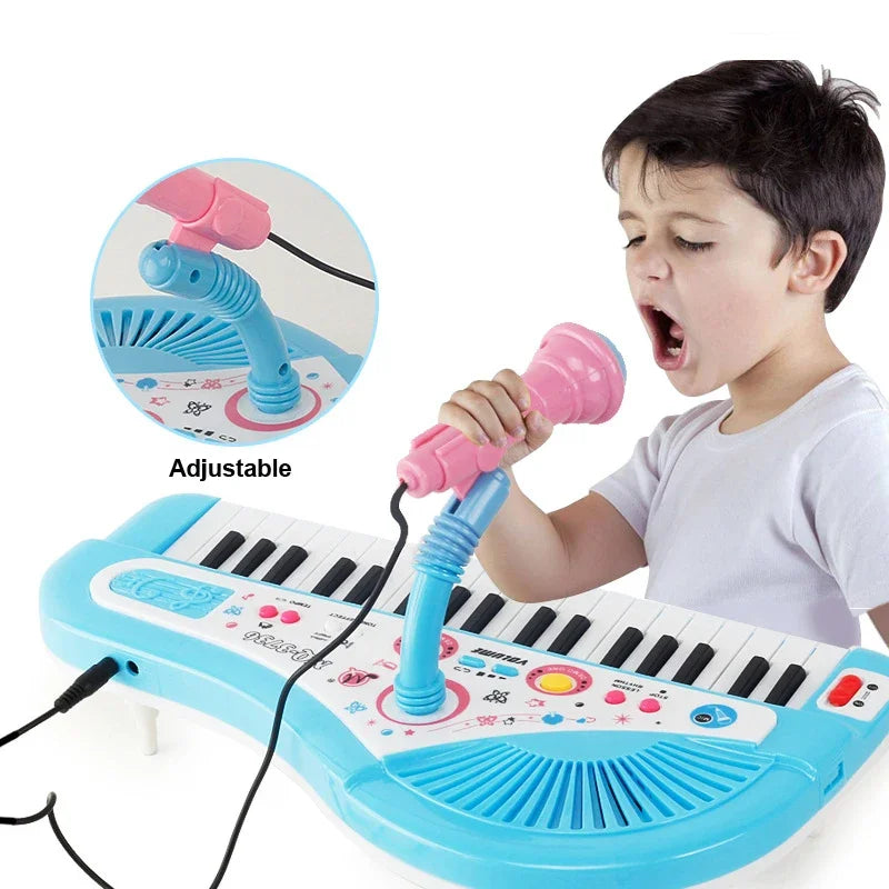 Kids’ 37-Key Piano – Sing & Play Together!