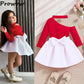 Toddler Girl 2PCS Summer Set – One-Shoulder T-Shirt & Skirt