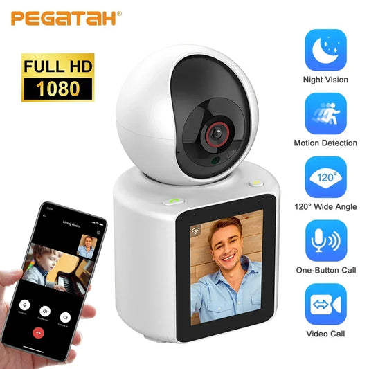 Babyphone 4MP 1080p WiFi PTZ Audio bidirectionnel