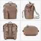 Infant & Baby PU Leather Diaper Bag – Nursing & Travel Friendly