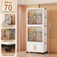 Children's Wardrobe Storage Cabinet Living Room Foldableable Bedroom Container Bins Large Capacity Baby Wardrobe Multi-Function