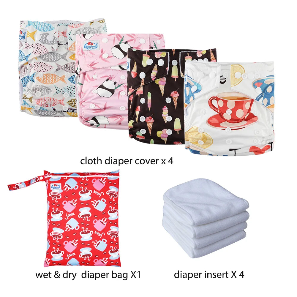 Babyland Waterproof Cloth Diaper Kit