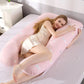 Multifunctional Pregnancy Pillow Four Seasons Universal Printed Pattern U-Shaped Waist Support Cushion Maternity Long Pillow
