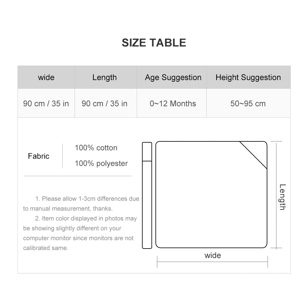 Baby Blanket Swaddle For Newborn Baby Swaddle Wrap 0-12 Months Newborn100% Cotton Envelope For Discharge Winter